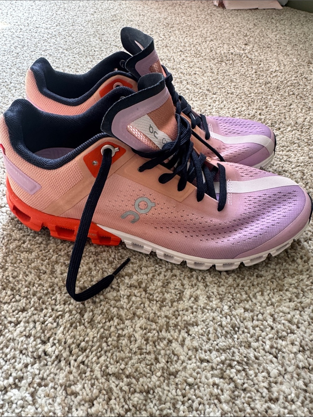 On Running Women's Pink Lavender Gradient Cloudrunner Sneakers